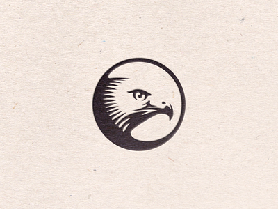 Hawk circle contrast hawk icon illustration letterpress paper seal stamp texture vector vector art