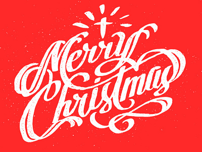 Merry Christmas christmas hand drawn jesus lettering script typography