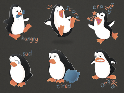 Sticker pack Penguin  №1 (6/12) 🐧🔥