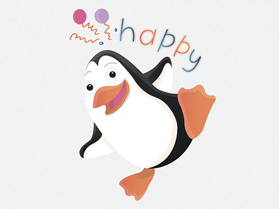 Penguin sticker №11 🐧🔥 (happy) | Day 11