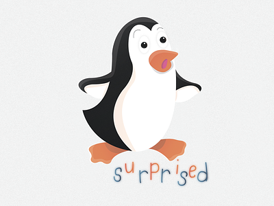 Penguin sticker №12 🐧🔥 (surprised) | Day 12