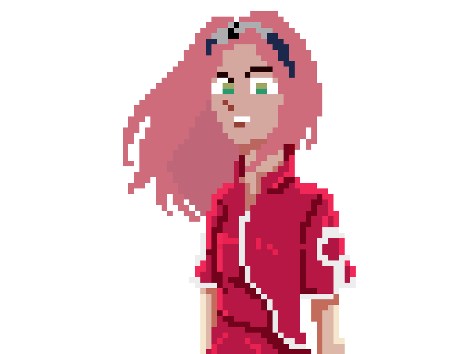 Pixel Girl 16 Bit By Sergey Marano On Dribbble 7835