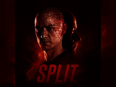 SPLIT Poster art design manipulation photoshop