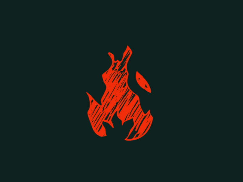 Fire 2d animation doodle fire sketch