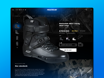 Powerslide Product Page Redesign Concept