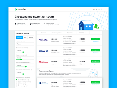 Estate Insurance Page appartment calculator estate home house illustration insurance interface page product product design proposal protect table ui uiux web web design webdesign website