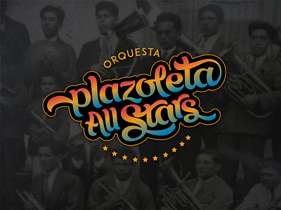 Orquesta Plazoleta All Stars - Branding band branding identity design logo music