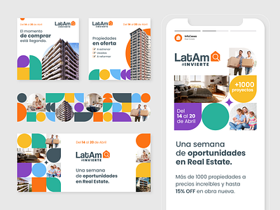 InfoCasas - Graphic Materials and Design System branding real estate