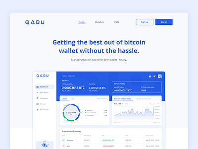 Crypto Wallet - Landing Page