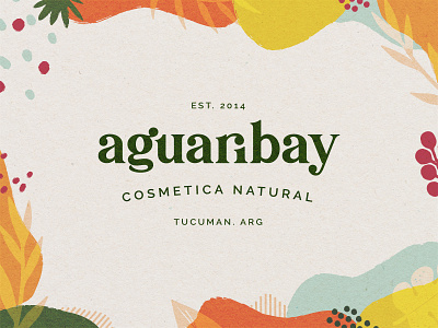 Aguaribay Natural Cosmetics apothecary app botanical brand design cosmetic logo design identity design illustration natural ui ux