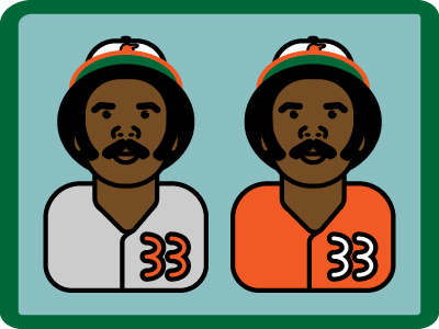 Steady Eddie avatar baseball illustration orioles