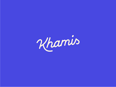 Khamis Natural Logotype brand logo logotype purple logo startup