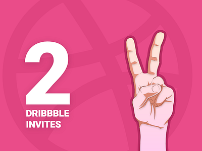 Two Dribble Invites dribbble draft dribbble invites