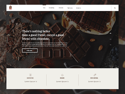 Big Daddy Chocolate user experience user interface web design website website design