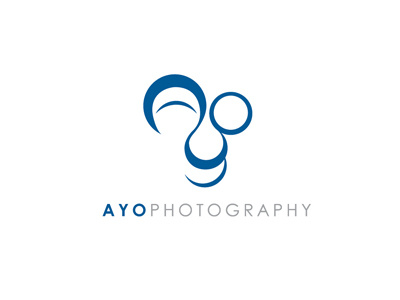 Ayo (Joy) photography Logo blue illustration logo photography typography