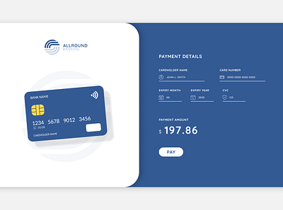 Daily UI #002 - Credit Card Checkout dailyuichallenge design ui uidesign