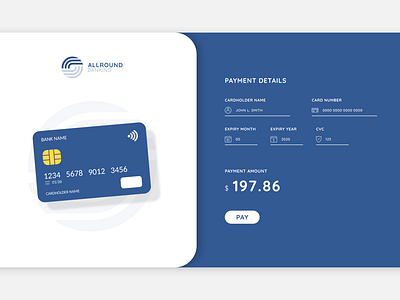 Daily UI #002 - Credit Card Checkout