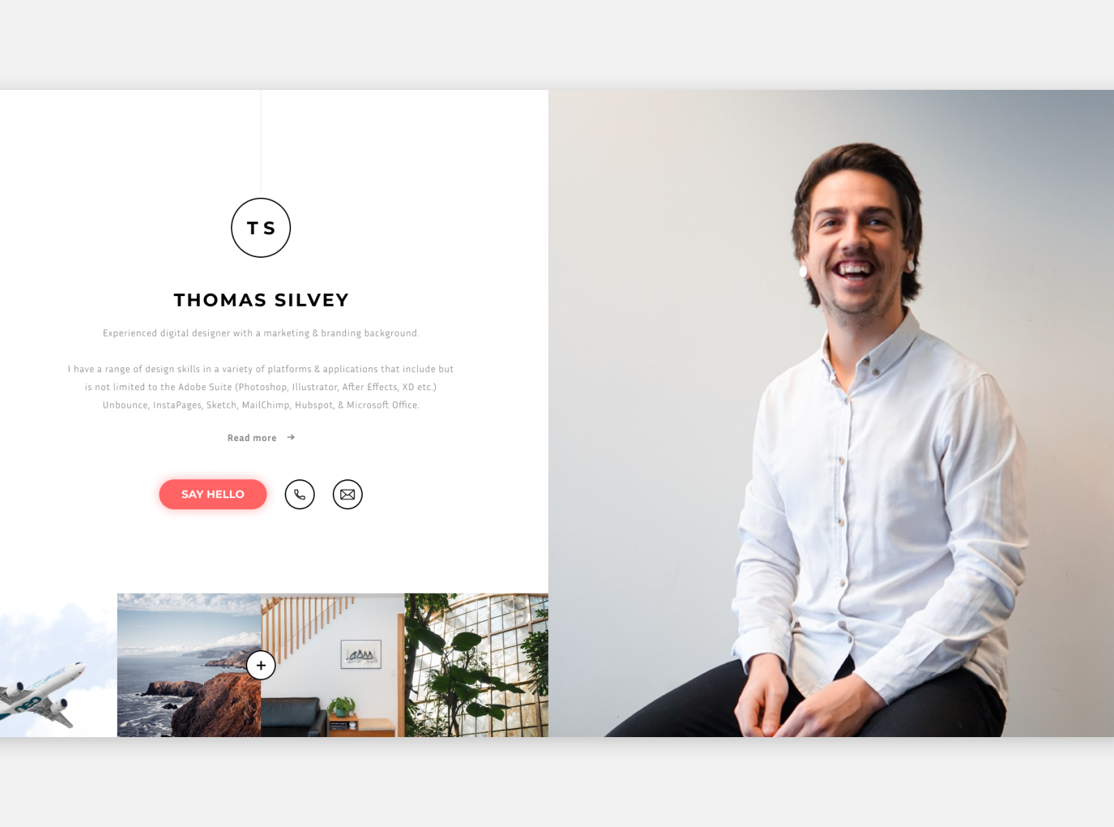 Daily UI #006 - Profile Page by Thomas Silvey on Dribbble