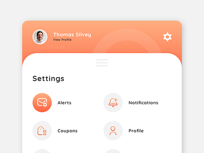 Daily UI #007 - Settings