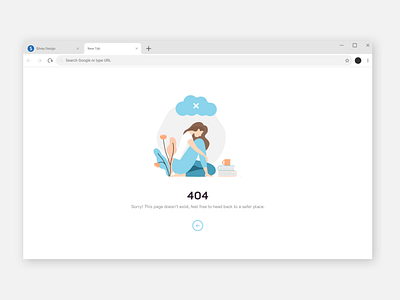 Daily UI #008 - 404 Page