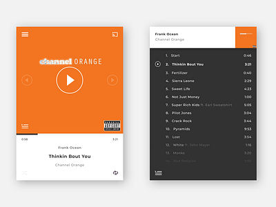 Daily UI #009 - Music Player