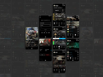 Call of Duty: Modern Warfare Companion App Redesign activision app design blizzard callofduty cod modernwarfare ui ui designer