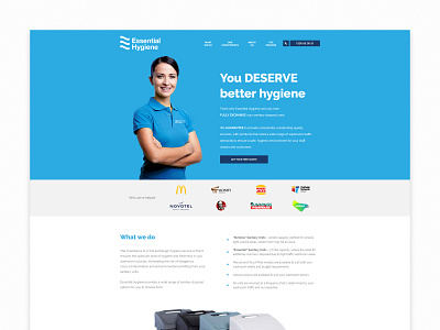 Essential Hygiene | Landing Page