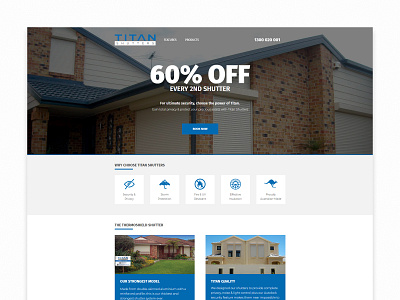Titan Shutters | Landing Page