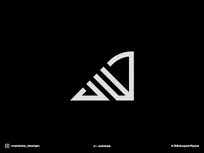 36 Days of Type - A 36daysoftype 36daysoftype07 adidas branding identity logo logodesign logomark type typography