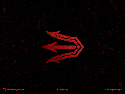 36 Days of Type - D 36daysoftype branding d logo dainese devil hell logo logo design monogram typography