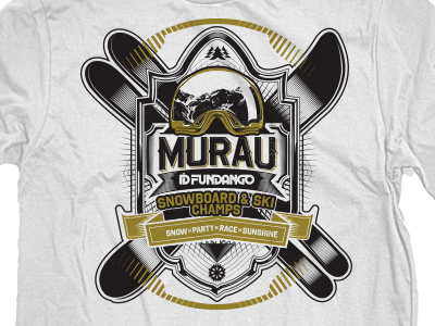 Murau tee extreme mountain murau ski snowboard sport tee tshirt winter