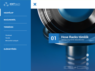 KNTtech design index site ui web webdesign