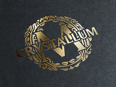 Crystallum by Márton És Lányai crystallum design emblem folklor graphic hungaricum logo logodesign palinka premium spirit traditional