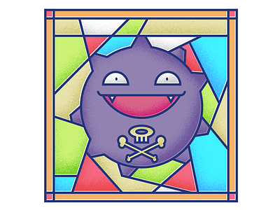 Koffing art cartoon characterdesign illustration koffing nintendo pokemon pokemongo pokémon pokémongo vector