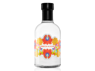 Spirit Of Hungary alcohol beverages bottle folklor hungary label package packaging prodcut spirit