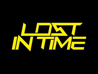 Lost In Time dj electro future logo logotype type typo typography