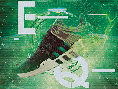 adidas eqt adidas artwork digital digitalart eqt equipment futuristic poster shoes sneaker