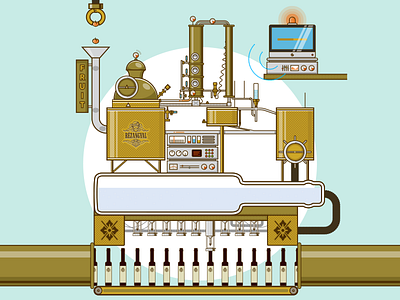 Brandy distiller machine