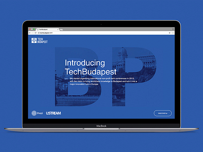 Tech Budapest budapest conference index minimal prezi ui userinterface ustream webdesign website
