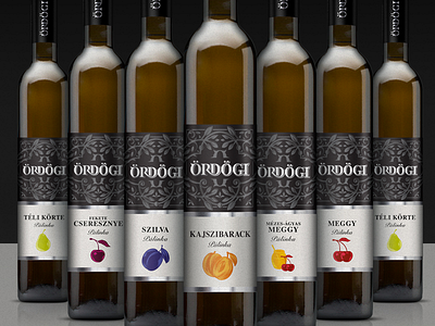 Ördögi labels alcohol beverages brandy drink fruit label package packaging spirit ördögi