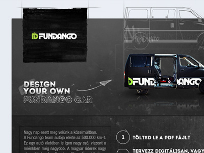 Design Your Own Fundango Car microsite