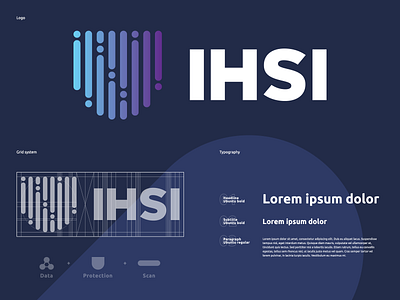 IHSI branding data drugs emblem identitydesign logo logodesign pharmacy protection shield