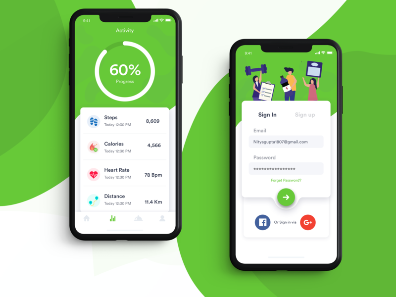 Diet Coach App Part 2 by Nitya Gupta on Dribbble
