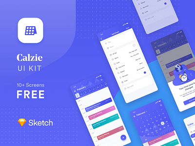 Calzie smart Calendar App UI Kit 🔥