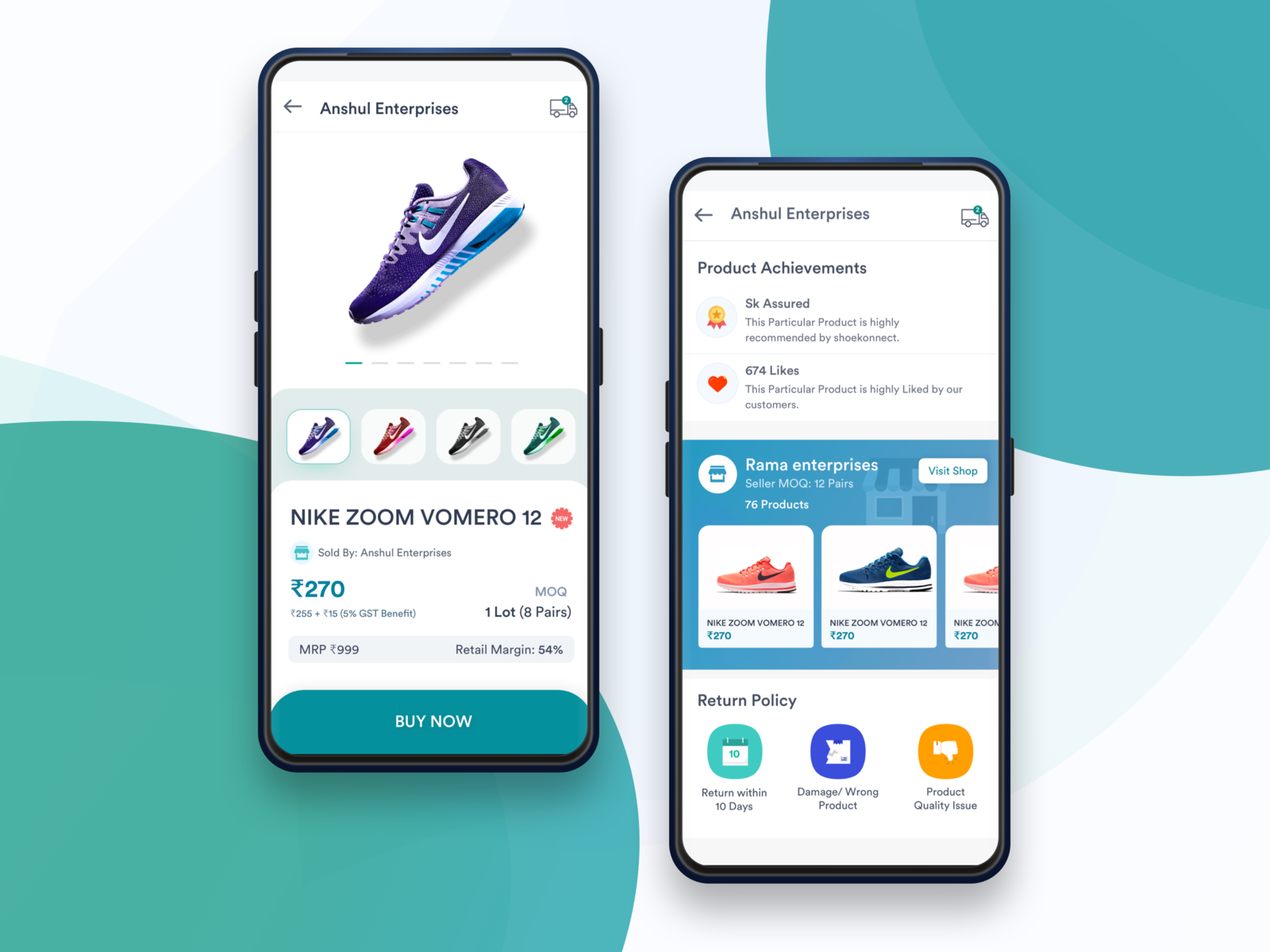 Shoekonnect Product page