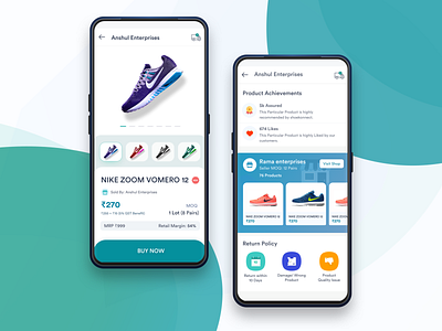 Shoekonnect Product page android b2b platform bulk description footwear footwear industry home page icons mockup oneplus oneplus 7 pro oneplus 7 pro mockup product product description page product design product page product page design reviews shoe wholesale