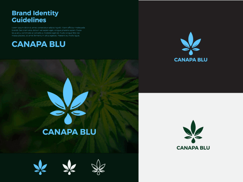 CANAPA BLU