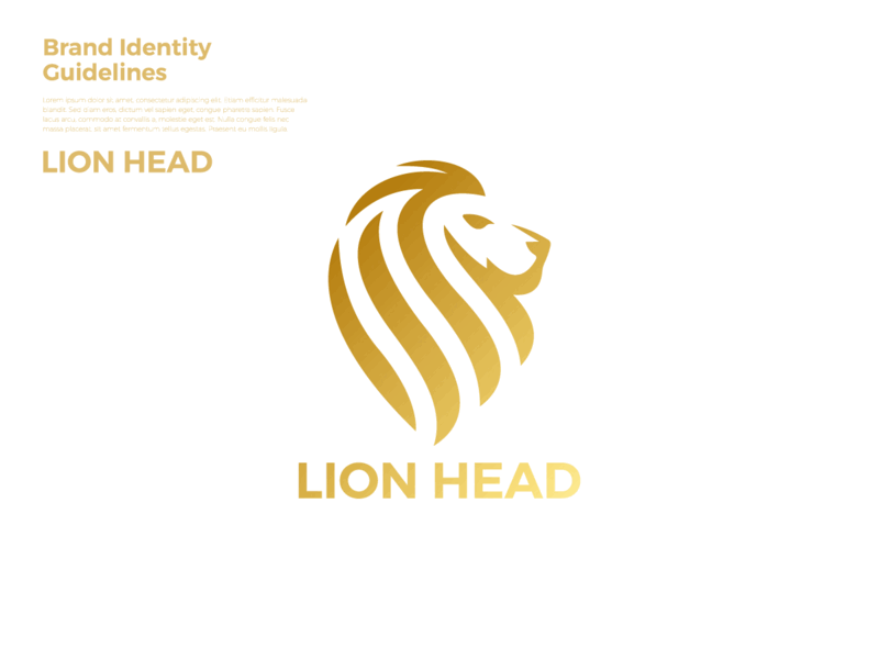 Lion Head animal. face head lion logo royal vector