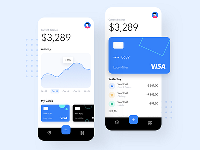 Daily UI 18 - Analytics Chart app app design bank card banking card chart dailyui design illustration ui ux uidesign webdesign