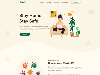 Covid19 - Coronavirus Awareness Landing Page by S. Datta 💯🔥 for Twinkle ...